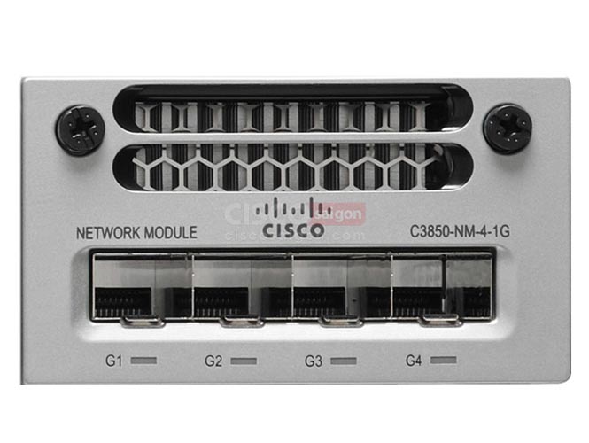Cisco C3850-NM-4-1G catalyst 3850 với 4 port SFP 1Gb