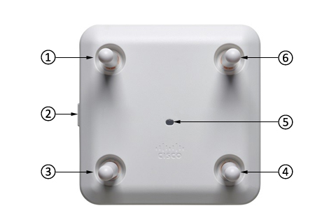 Mặt trước Cisco Wireless AIR-AP2802E-E-K9 Mặt trước Cisco Wireless AIR-AP2802E-E-K9