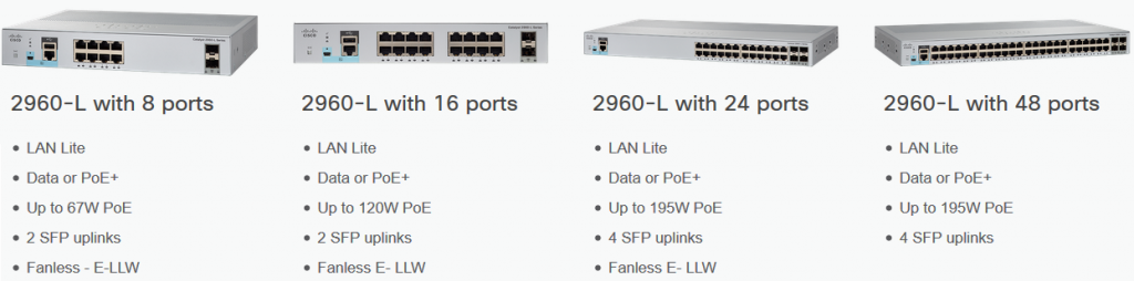 Cisco Sài Gòn phân phối switch Cisco catalyst 2960L 24 ports, switch cisco 2960L 48 ports chính hãng tại Sài Gòn
