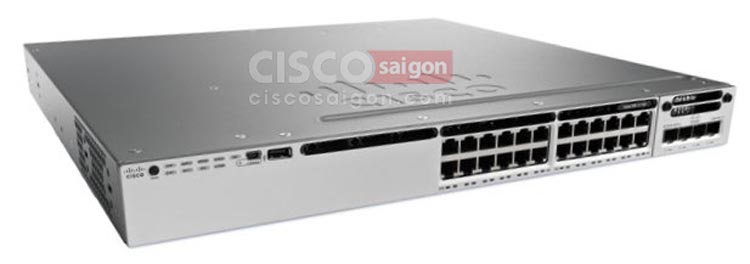 WS-C3850-24T-S Cisco Catalyst 3850 24 Port IP Base