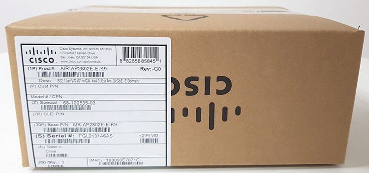 AIR-AP2802E-E-K9 Cisco 2800 Series Access Points AIR-AP2802E-E-K9 Cisco 2800 Series Access Points