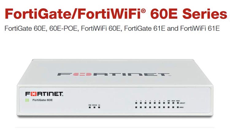 Thiết bị tường lửa Firewall Fortigate FG60E-BDL Thiết bị tường lửa Firewall Fortigate FG60E-BDL