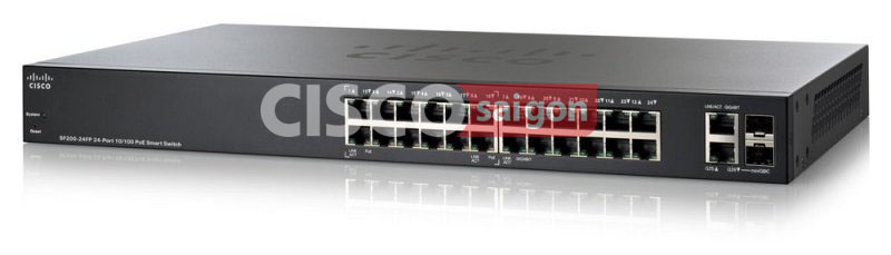 Switch Cisco SF200-24FP-EU chính hãng