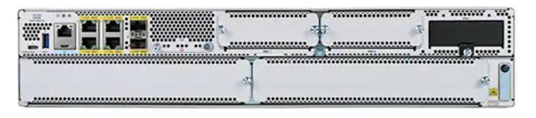 C8300-2N2S-4T2X C8300 2RU w/ 10G WAN (2 SM and 2 NIM slots, and 2 x 10-Gigabit Ethernet and 4 x 1-Gigabit Ethernet ports) C8300-2N2S-4T2X C8300 2RU w/ 10G WAN (2 SM and 2 NIM slots, and 2 x 10-Gigabit Ethernet and 4 x 1-Gigabit Ethernet ports)