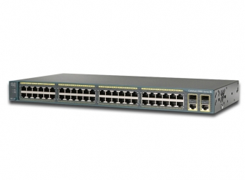 Cisco WS-C2960+48TC-L 48 port 10/100Mbps + 2 port T/SFP LAN Base