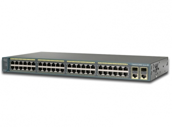 WS-C2960+48TC-S Catalyst 2960 Plus 48 ports 10/100 + 2 T/SFP, LAN Lite
