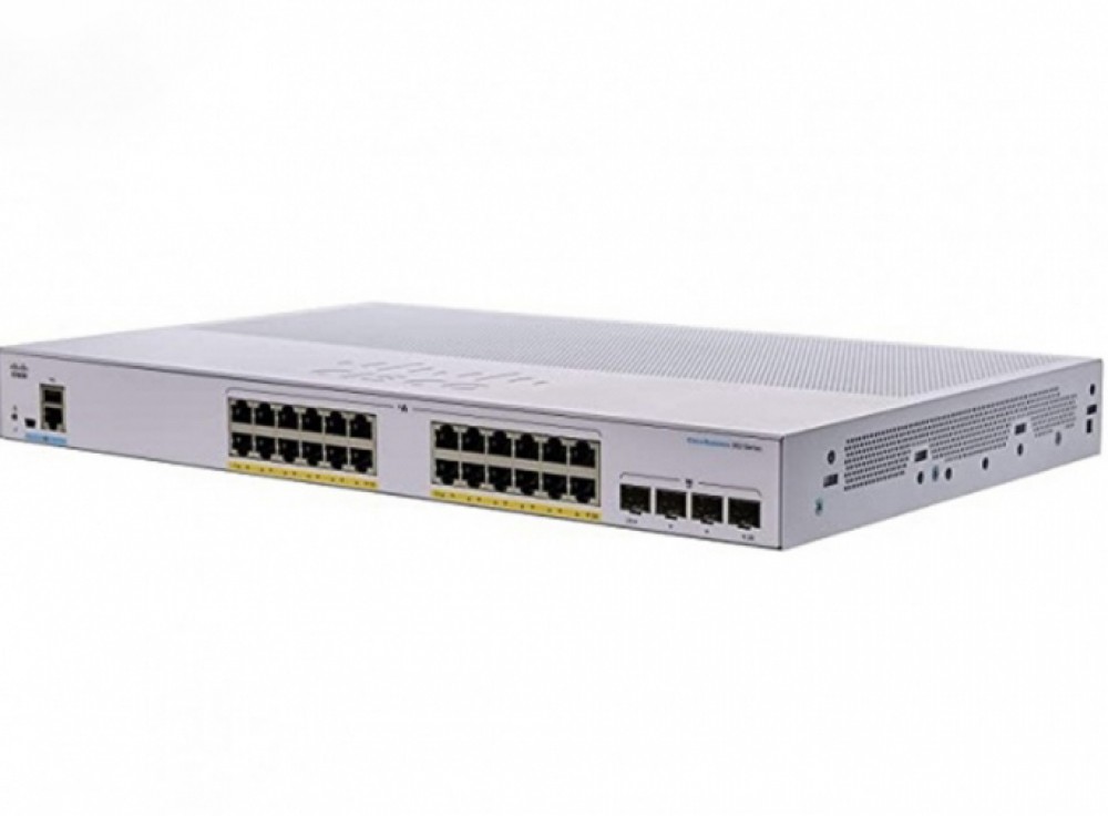 Báo giá Switch Cisco CBS350-24P-4G-EU, 24 10/100/1000 PoE+ ports, 4 ...